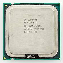Intel Pentium 4.
