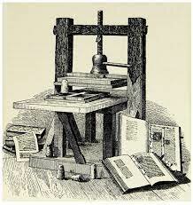 The invention of the printing press
