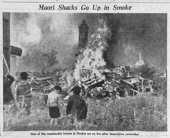 Residents Evicted and Ōkahu Papakāinga Razed