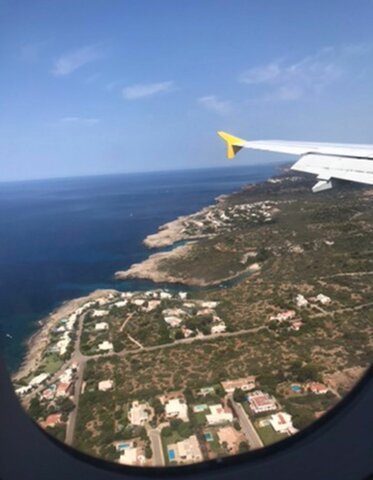 PRIMER VIATGE EN AVIÓ