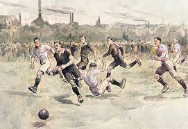 First match in football history