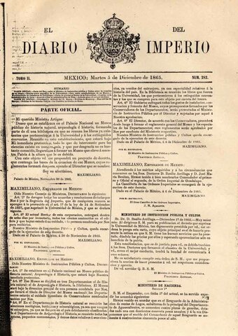 El decreto de Maximiliano de Habsburgo
