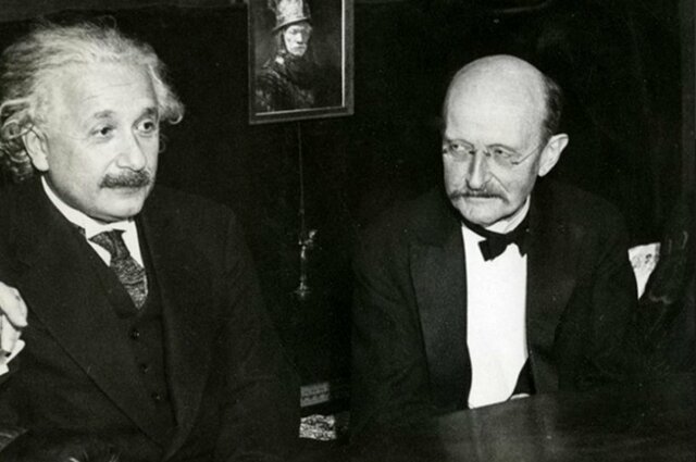 Max Planck y Albert Einstein