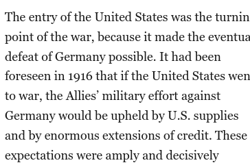 America Enters the War