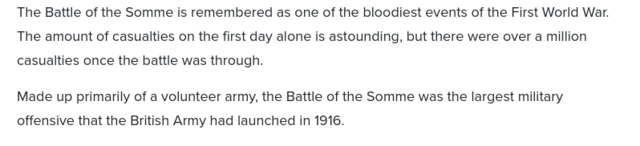 Battle of Somme