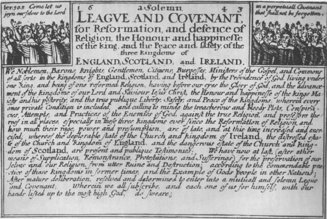 the “Scottish National Covenant”