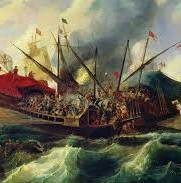 Juan de Austrias obtiene la victoria naval de Lepanto