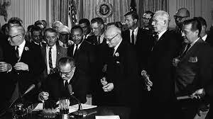 Civil Rights Act passed by Congress, made all segregation illegal