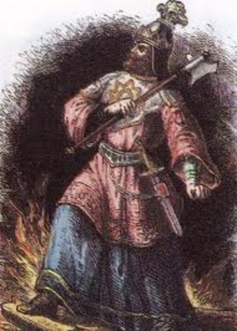 Attila and his brother, Bleda, are given leadership over the Huns