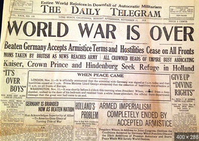 The end of World War I