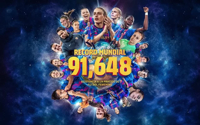 Quan es va fer el record munidal de persones en un partit de fútbol feminí.