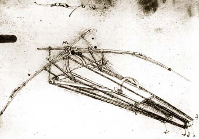 Drawings about flying machines