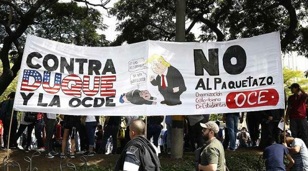 protestas contra el gobierno de Ivan Duque