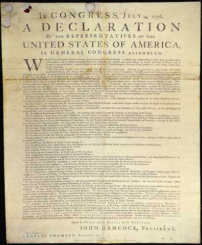 The Declaration of INdependence