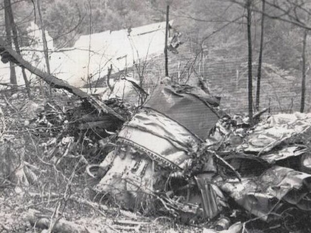 "The de Havilland Comet 4" wreckage