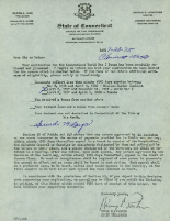 Longshaw Kraus Porritt receives a letter from Connecticut Treasurer rejecting an application