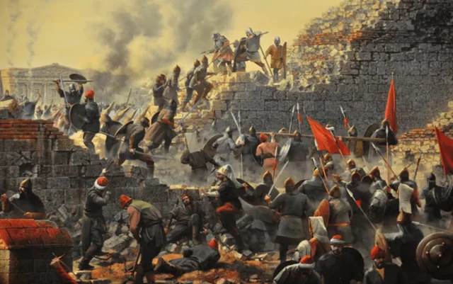 La conquista de Constantinopla.