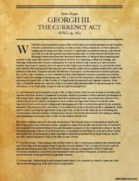 Currency Act of 1764