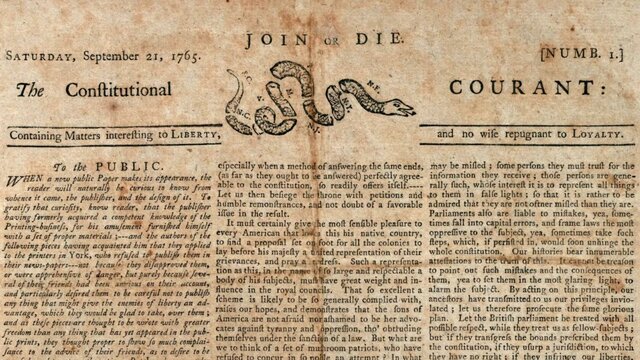 Stamp Act of 1765