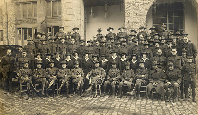 Archibald S. Alsop joins the Yale Mobile Hospital Unit in France