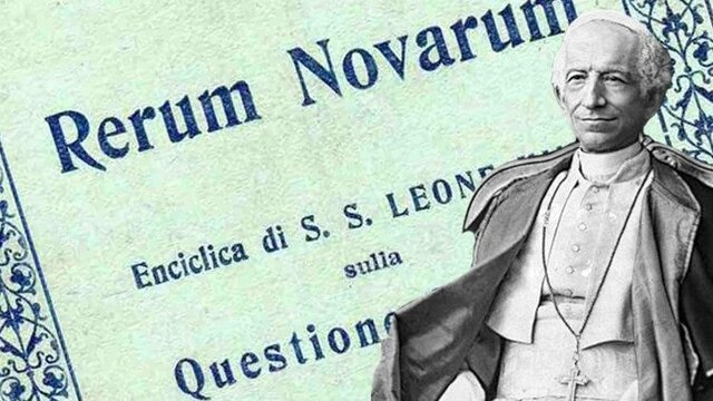 El Papa León XIII publica la Rerum novarum