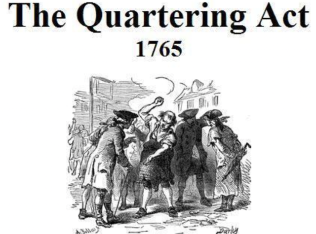 The Quartering Act of 1765
