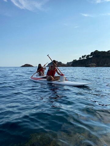 Primer cop fent pàdel surf