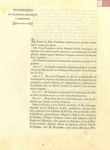 Contitución de 1836