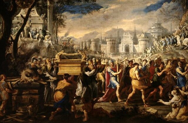 David fetches the ark