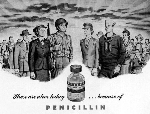 El primer antibiótico: La penicilina (Siglo XX - XXI)