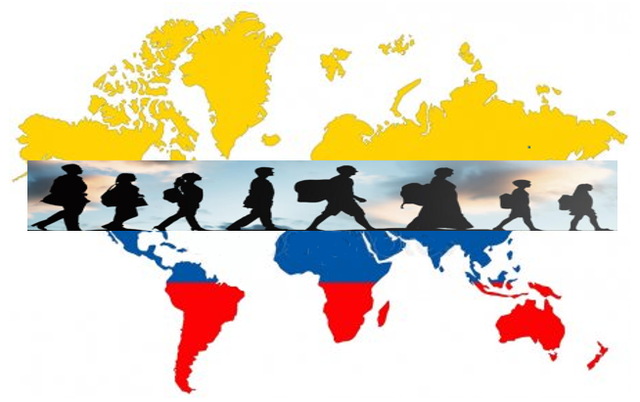 Expedicion migratoria en Colombia