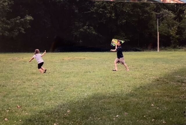 First time flying a kite with my dad!