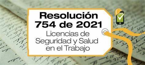 Resolución 754 de 2021