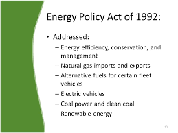 Energy Policy Act of 1992*