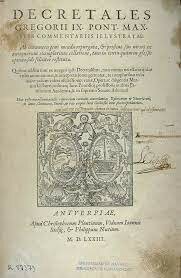 "Liber Extra" Decretales de Gregorio IX