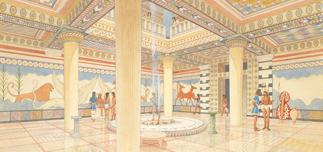 Pylos Palace Destruction