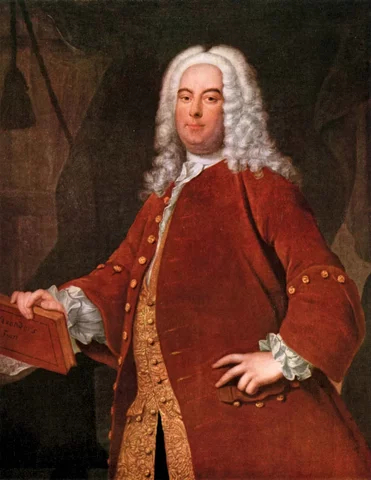 George Friedrich Handel leaves for England