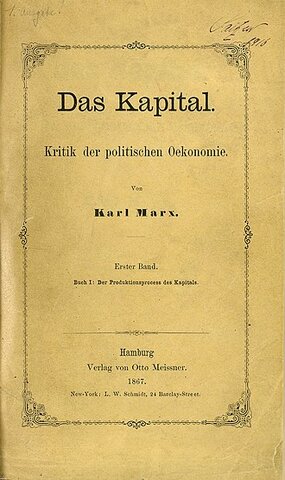 Publicación de “El Capital” de Marx y Engels