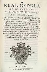 DECRETO DE 1783