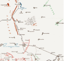 Allied and German forces begin the start of the first out of three battles