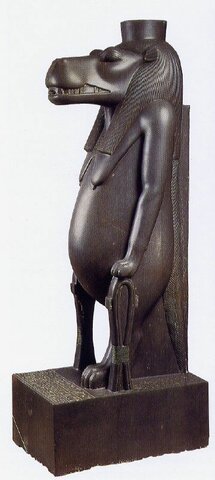 La diosa Tueris en el Templo de Amon en Karnak