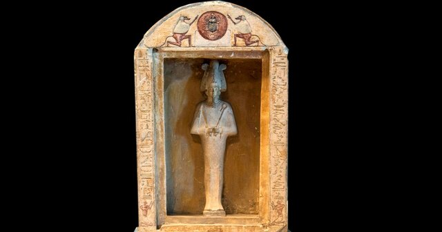 Estela de Iretweru con Osiris