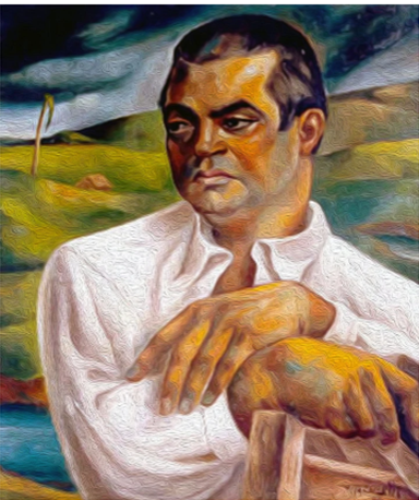 Retrato de rafael Díaz Niese