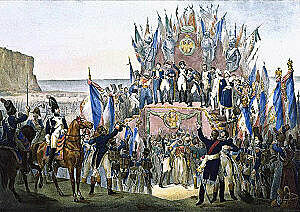 Napoleón interviene en España con la Grande Armée.