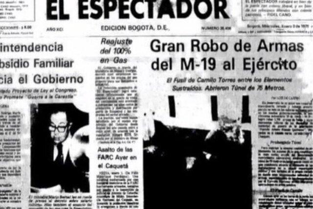 La creación del grupo armado M19 (movimiento 19 de abril)