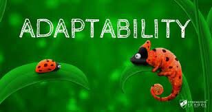 Adaptable - (I adapt to new things really well)