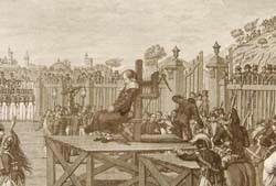 Restauración del absolutismo y persecución de los liberales.