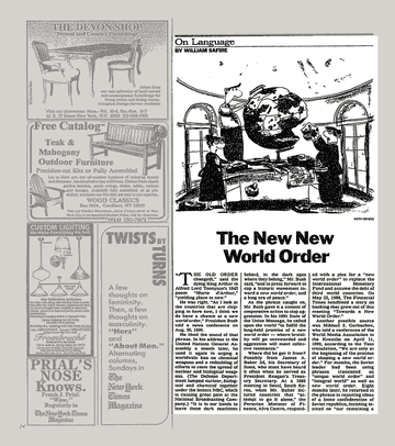 New World Order