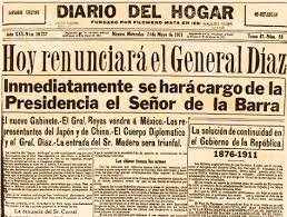 Renuncia de Porfirio Díaz