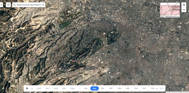 Bosque de Chapultepec en 1985